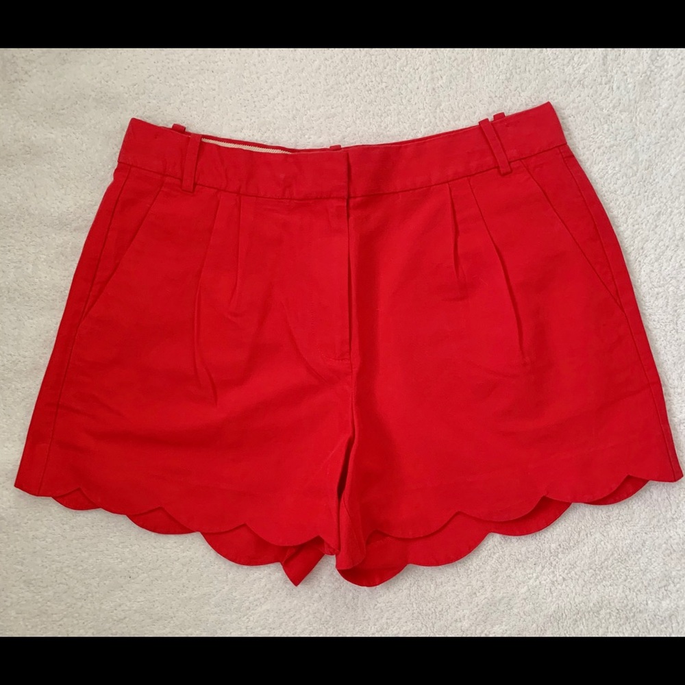 JCrew Scalloped Shorts